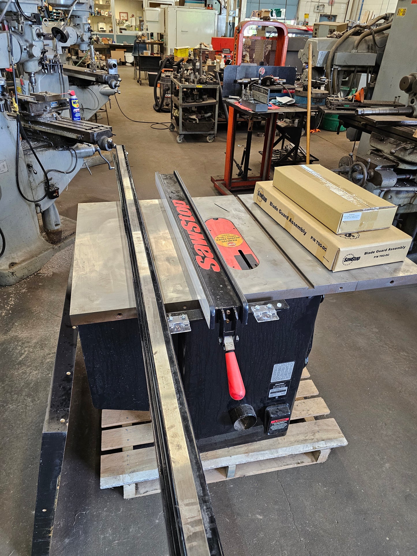 SawStop 10" Industrial Cabinet Saw (Saw 2 of 2) - Illinois