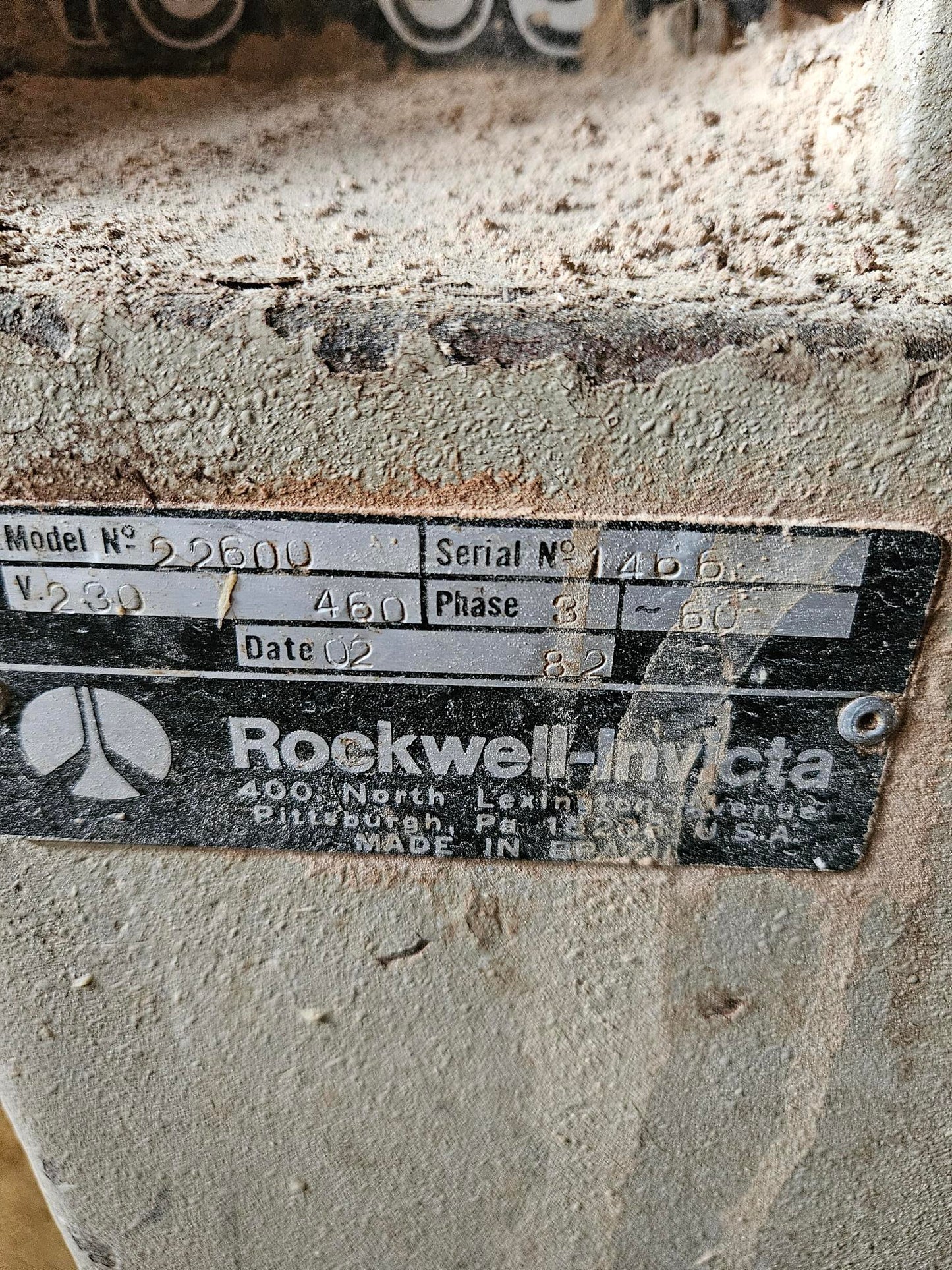 1982 Rockwell- Invicta RC63 24" Planer Model 22-600 - Kansas