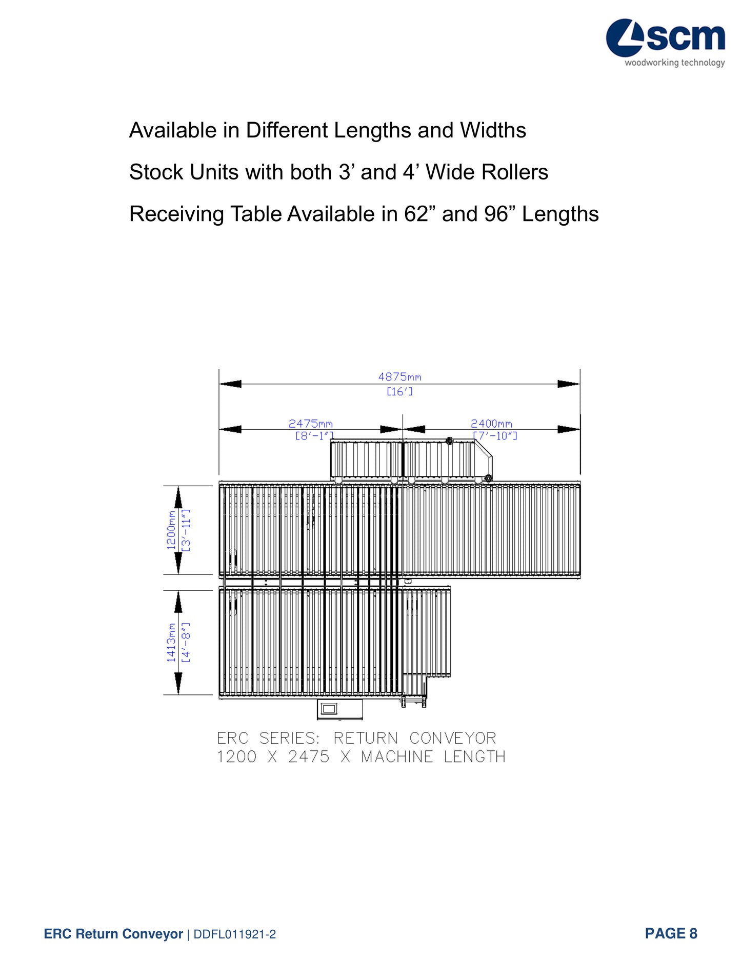 2021 SCM ERC RETURN CONVEYOR - Florida