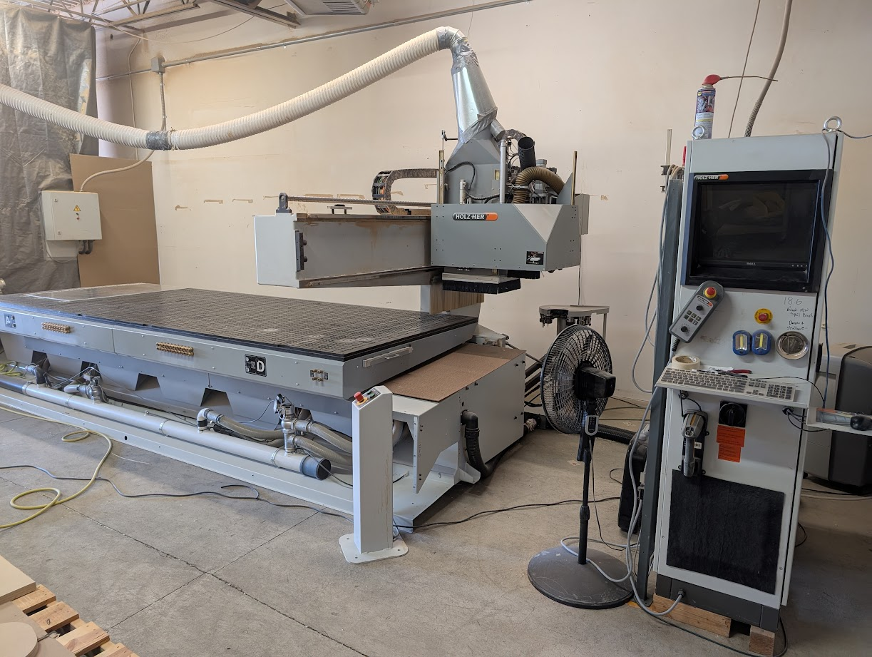 2006 Holzher UniMaster 7226Me CNC Router 5x12 with 2 Becker Pumps - Utah