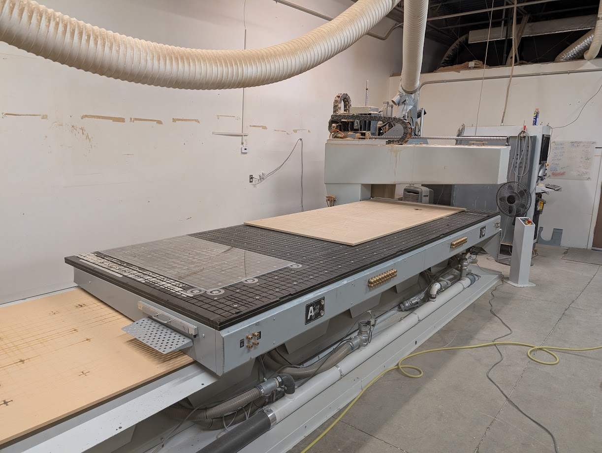 2006 Holzher UniMaster 7226Me CNC Router 5x12 with 2 Becker Pumps - Utah