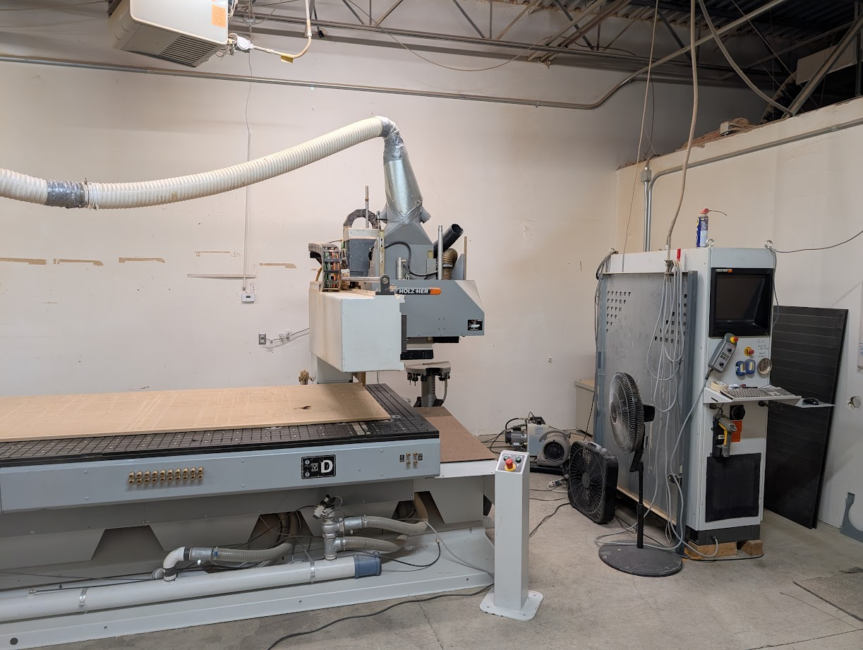 2006 Holzher UniMaster 7226Me CNC Router 5x12 with 2 Becker Pumps - Utah