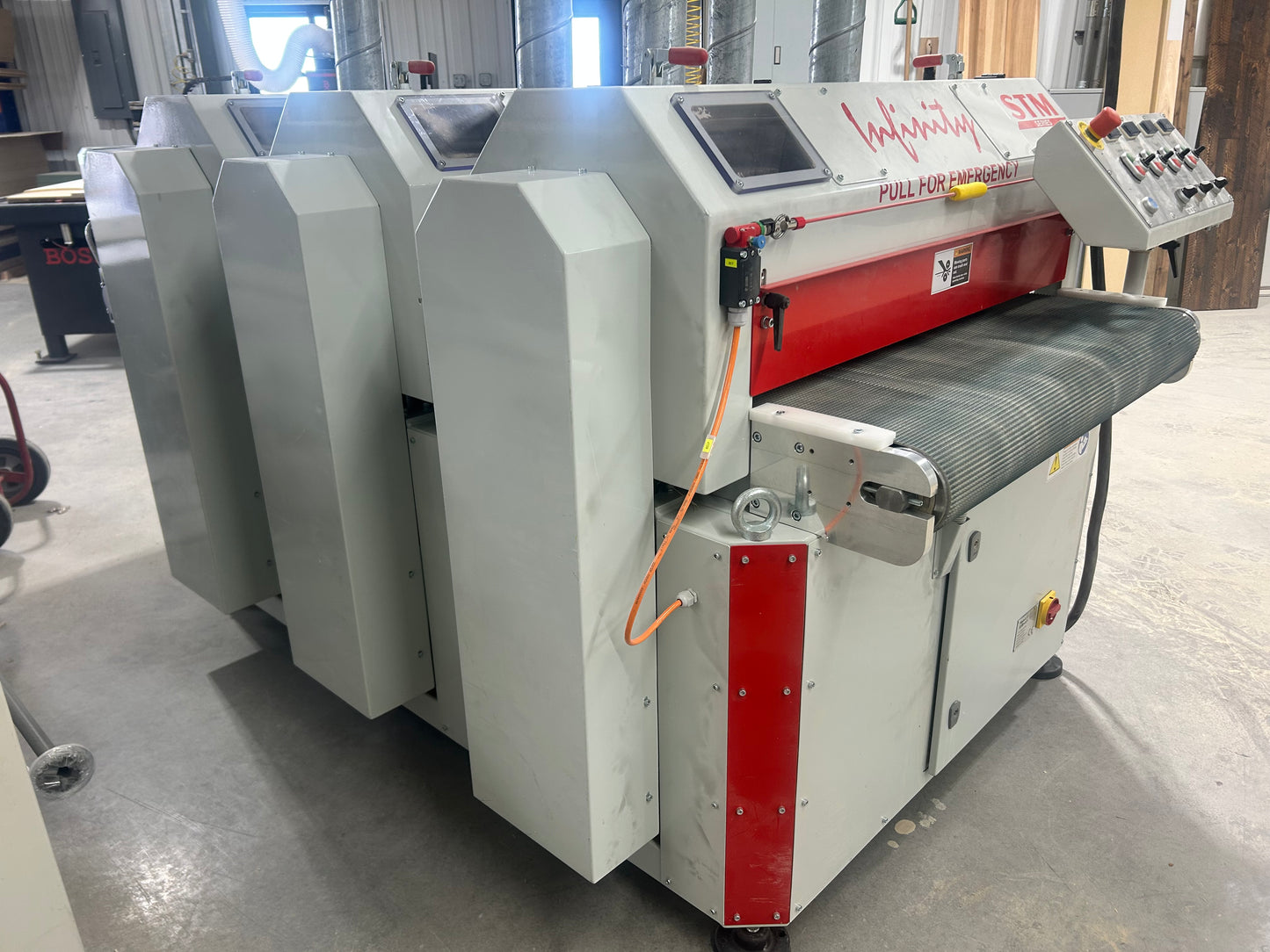 Stanza Alpha Brush Infinity 3S 1000 3 Head Finishing Sander (2022) - Montana