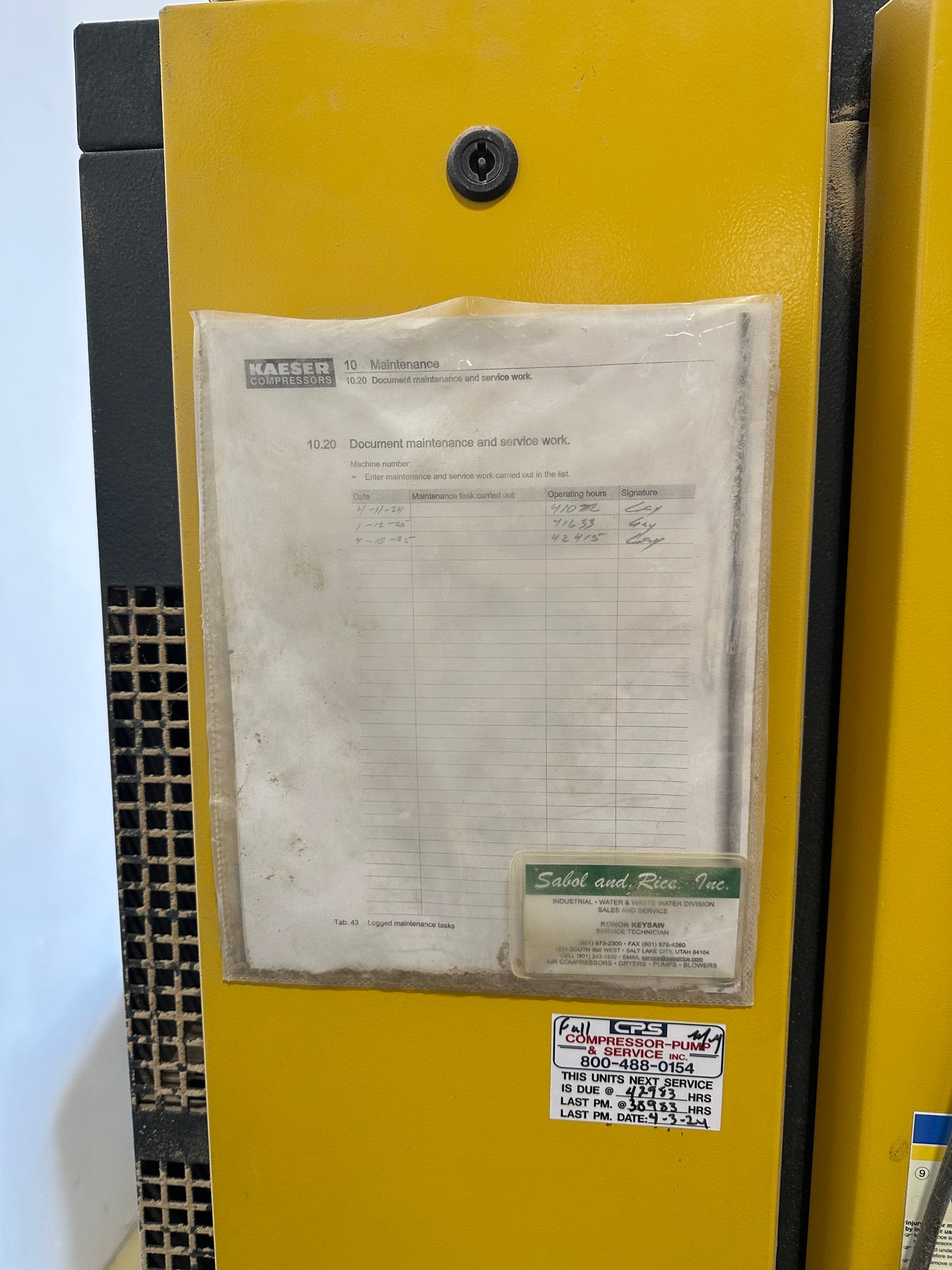 2008 Kaeser SK 20 AIRCENTER 20HP Rotary Screw Air Compressor w/Integrated Dryer & Tank - Utah