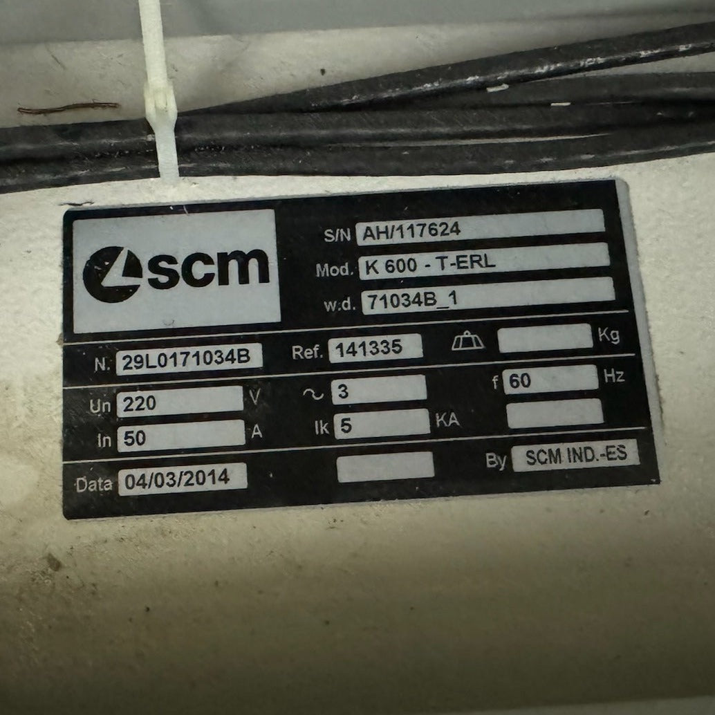 2014 SCM Olimpic K600 T-ERL Edgebander - Illinois