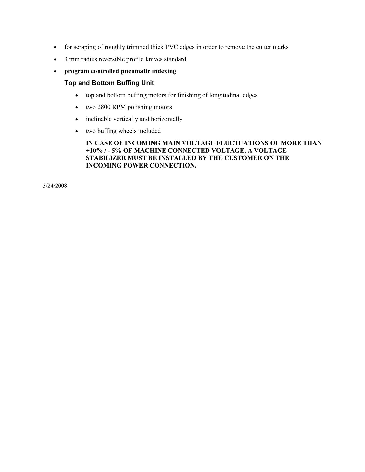 2008 Brandt Optimat KDF 430 C Edgebander - Minnesota