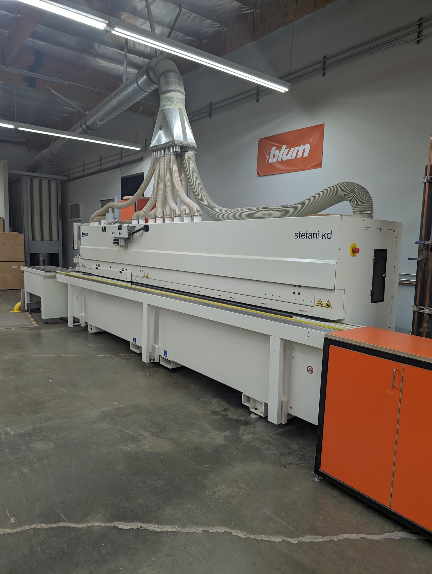 2022 SCM Stefani Edgebander KD HP Air Fusion with Air Flotation Tables - California