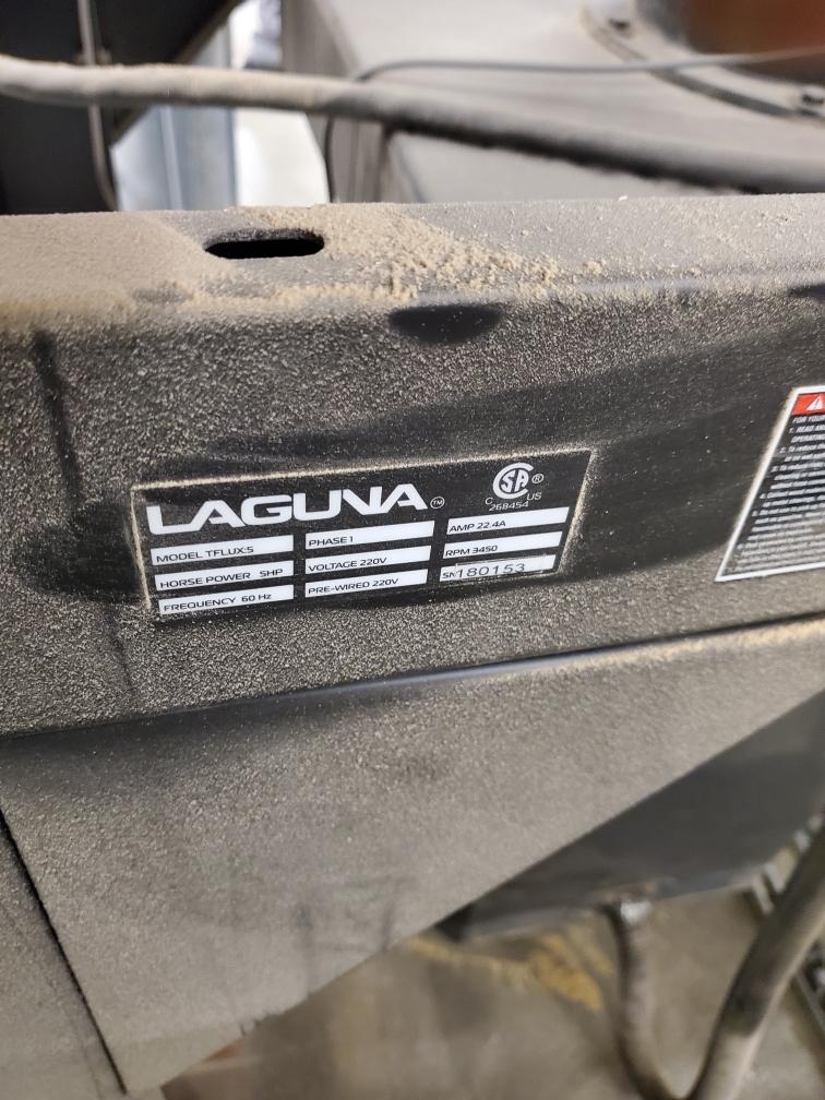 Used Laguna TFluxs 5 HP Cyclone Dust Collector - Wisconsin