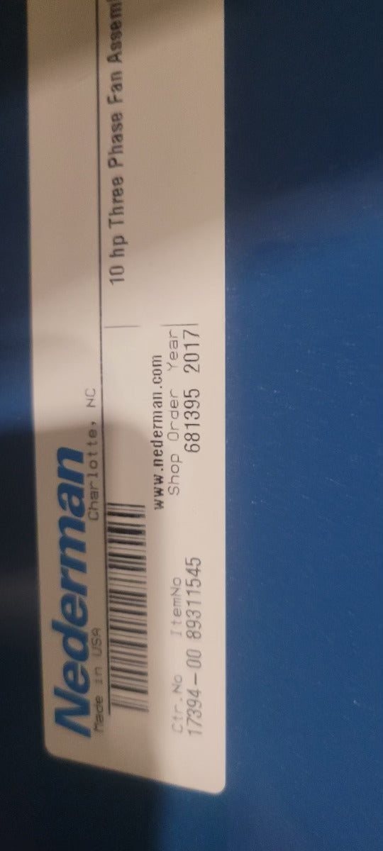 SOLD! 2017 Nederman Dust Collector 10HP - Georgia