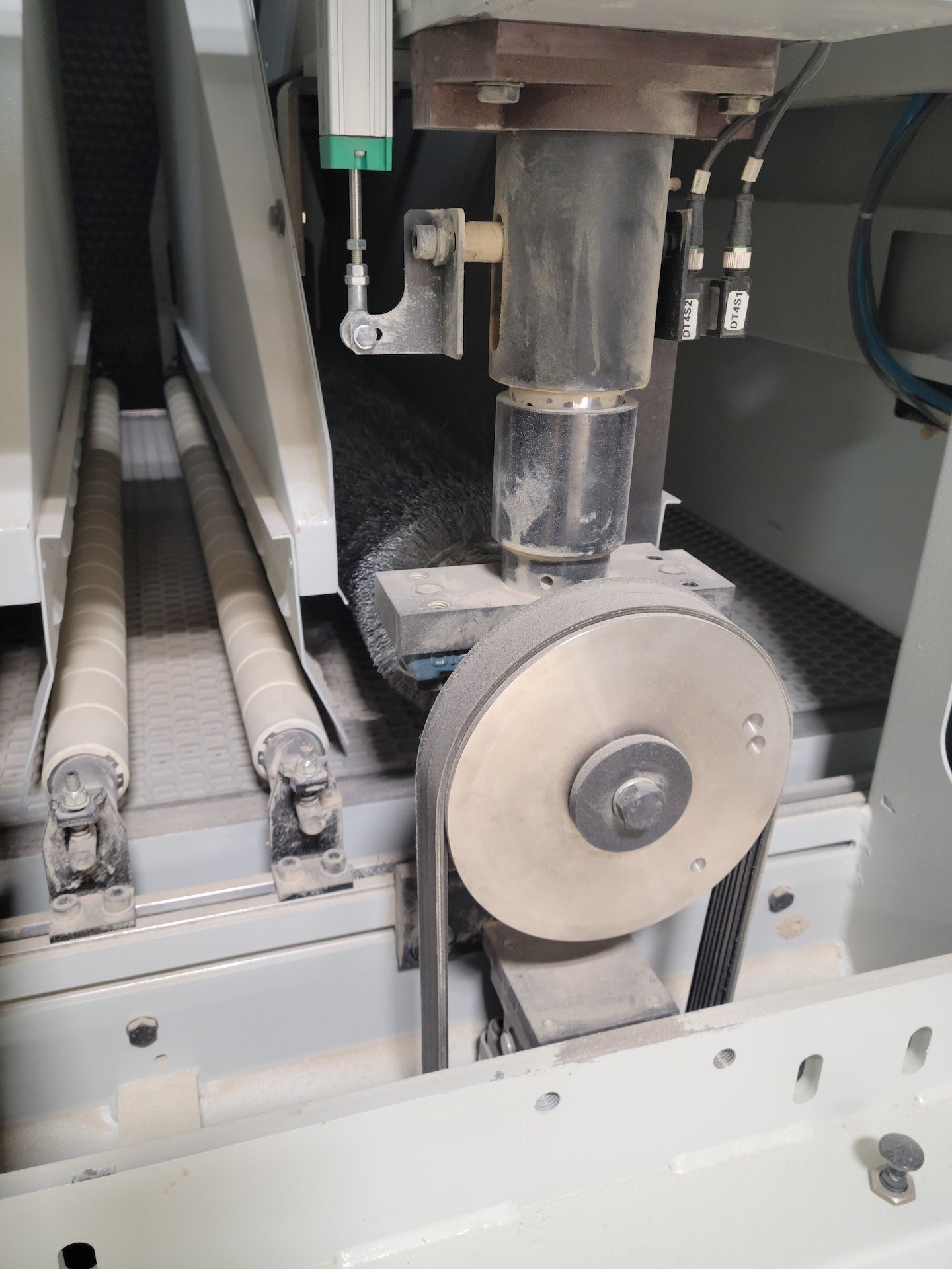 2016 Biesse Viet Opera 5-4.3 XLLL Denibber sander with  Orbital platen and brush heads - Indiana