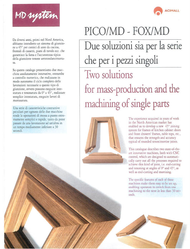 2008 Balestrini Lynx/MD CNC Double End Tenoning and Mortising Machine