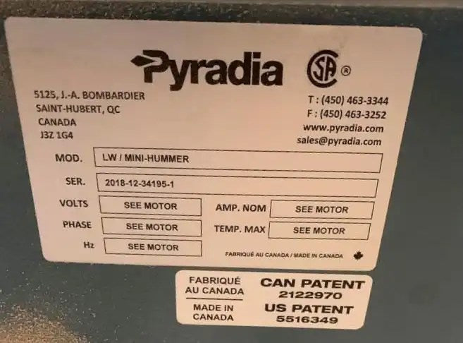 Belfab Dust Collector 10 HP – LW / Mini-Hummer