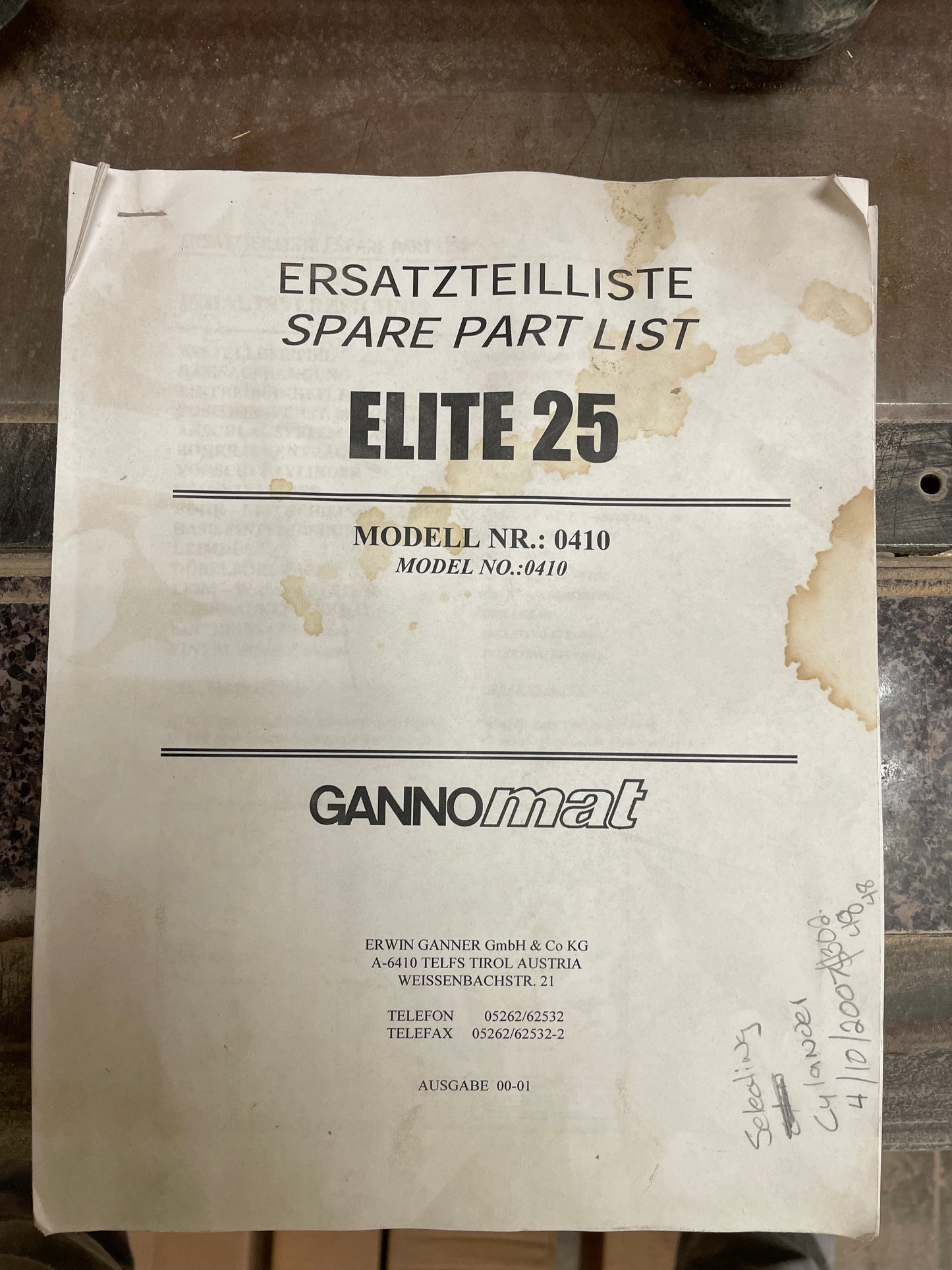 Gannomat Automatic Drill and Dowel