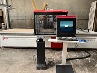 2014 SCM Pratix S Flat Table Router 3 axis 5x12 w/ Offloading Rake - California