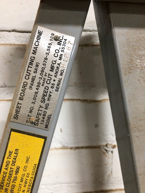 Safety Speed Vertical Saw - Illinois