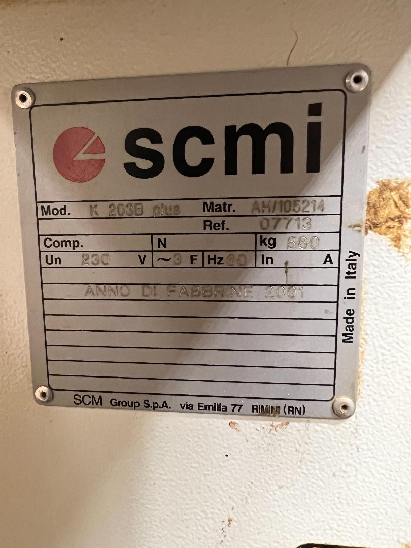 2001 SCM K203 Edgebander - Bargain Price