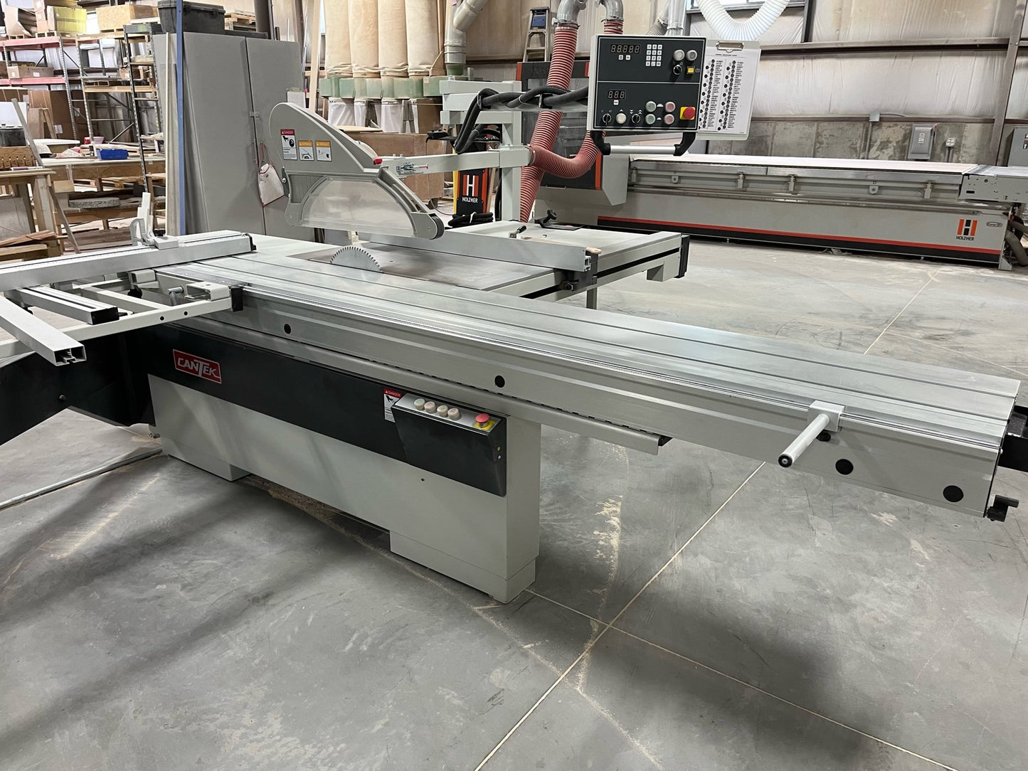 Cantek D405ANC 10′ Sliding Table Saw – Like NEW! Located in Ohio