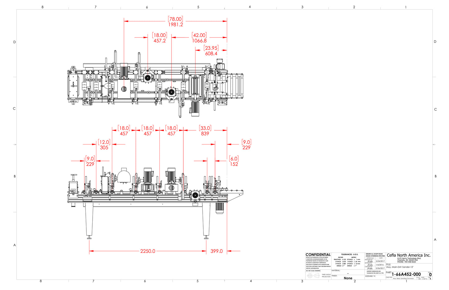2012 Cefla D41 Sander  - Michigan