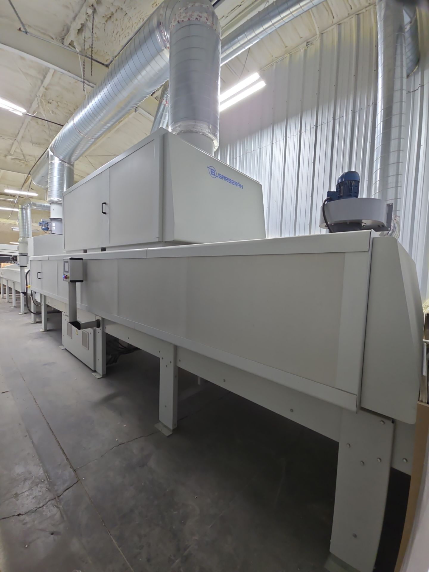 Cefla Prima UV-R Automated Paint Spray Machine (2016) with Barberan Flash Off Tunnel (2021) -  California