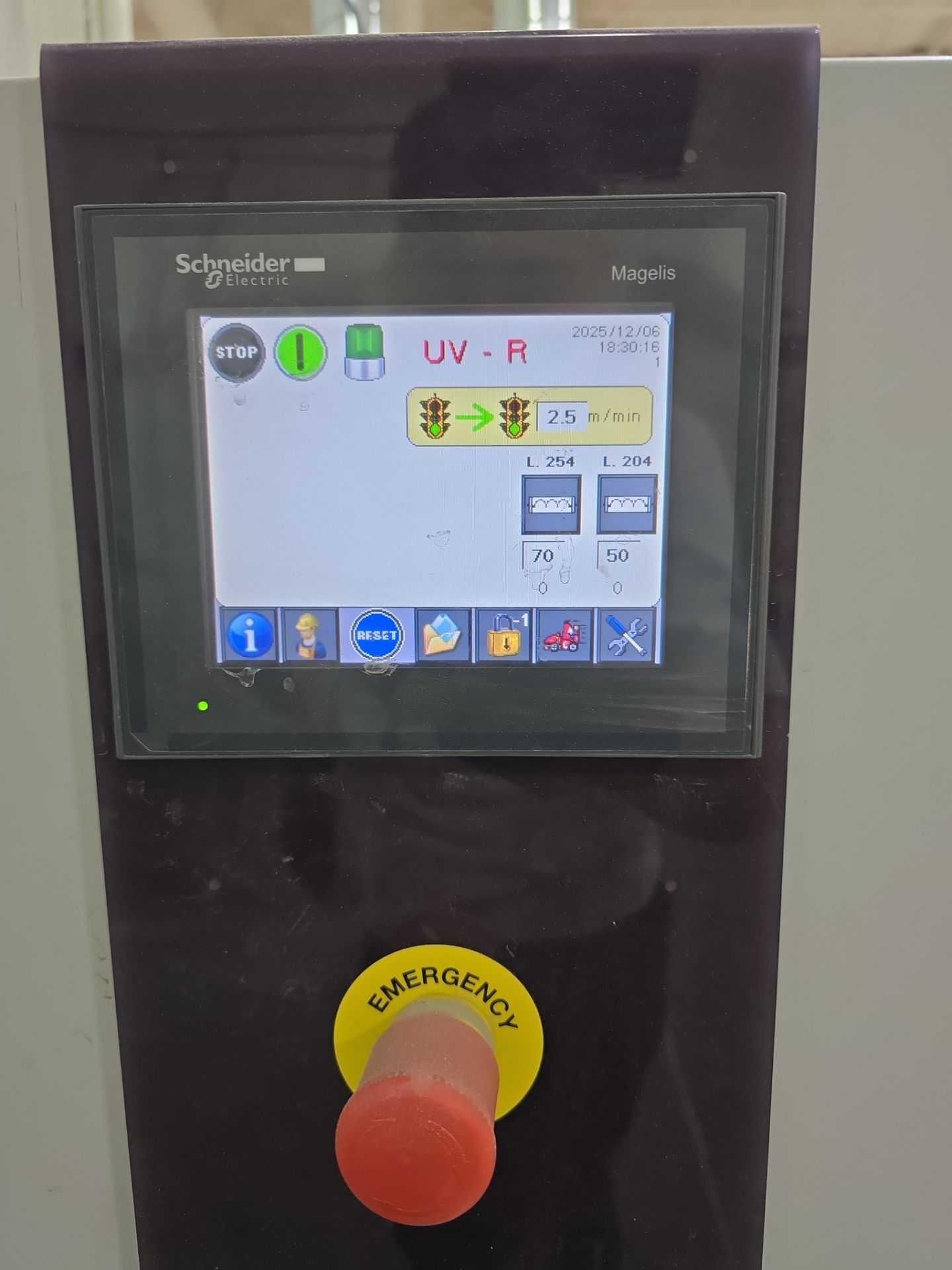 Cefla Prima UV-R Automated Paint Spray Machine (2016) with Barberan Flash Off Tunnel (2021) -  California