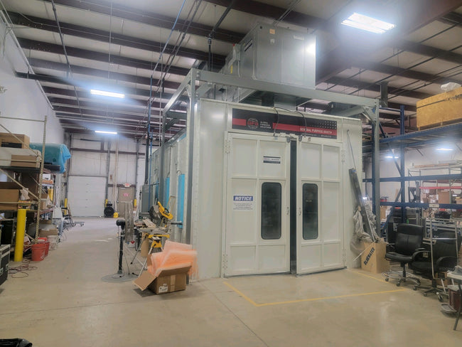 2019 Global Finishing Systems Crossdraft Pressurized Spray Booth - Michigan