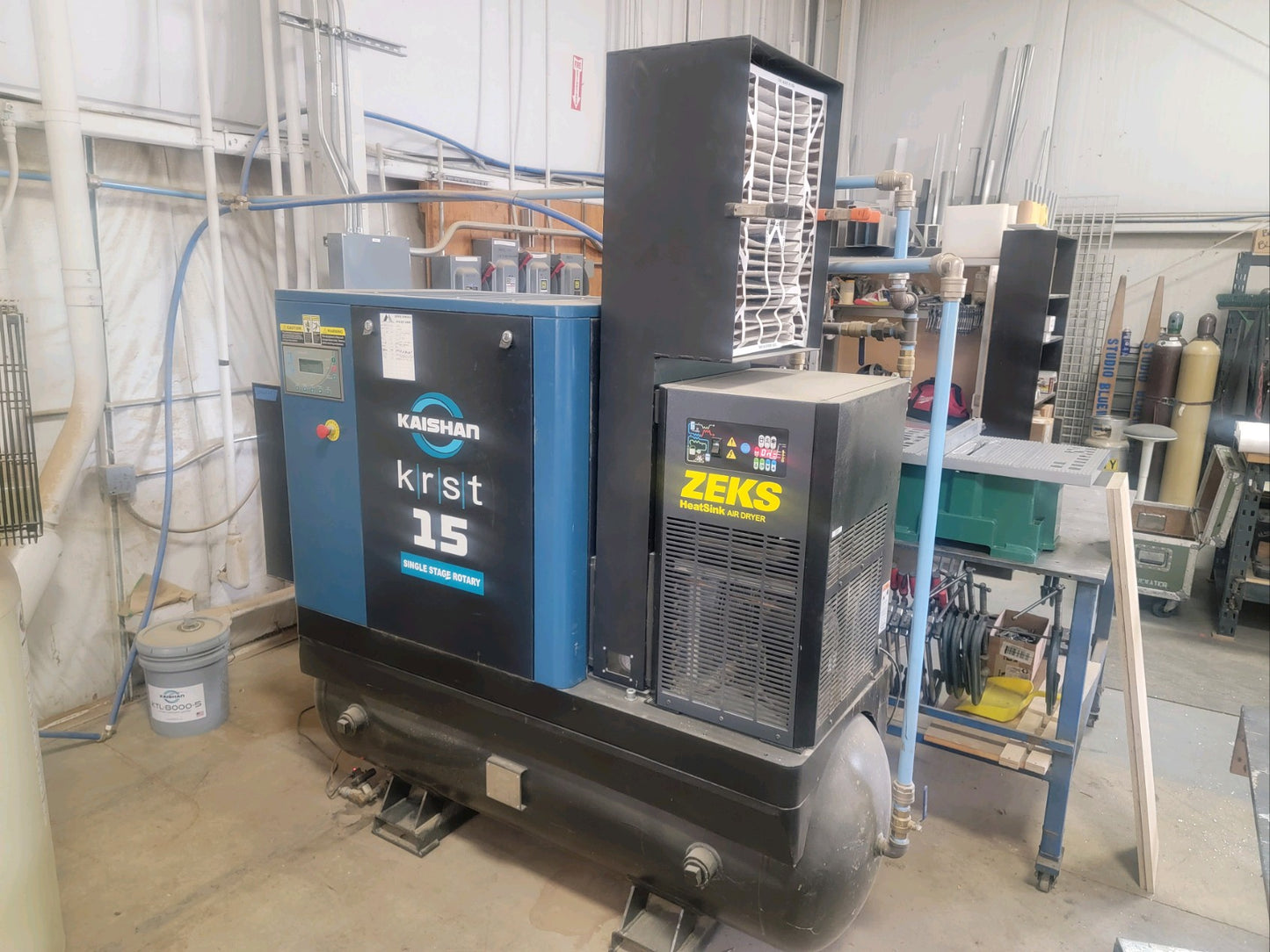 2018 Kaishan KRST -15-115 Screw Air Compressor - Michigan