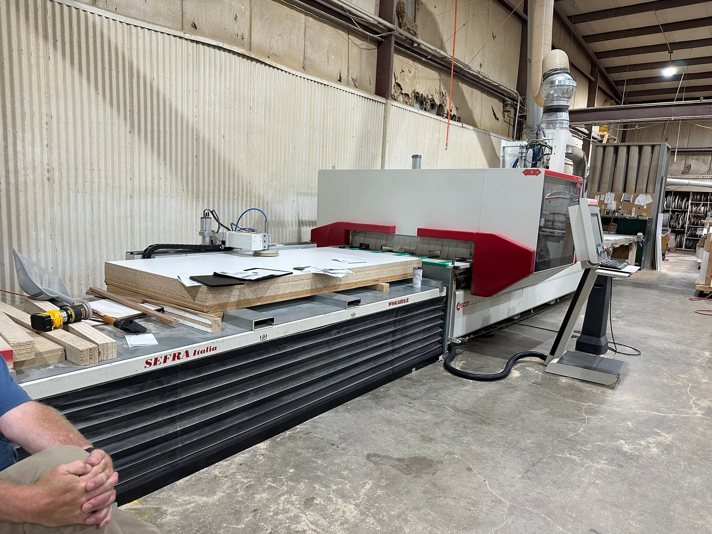 2015 SCM Pratix S Full Cell 5 x 12 CNC Router with Loading and Unloading - Missouri