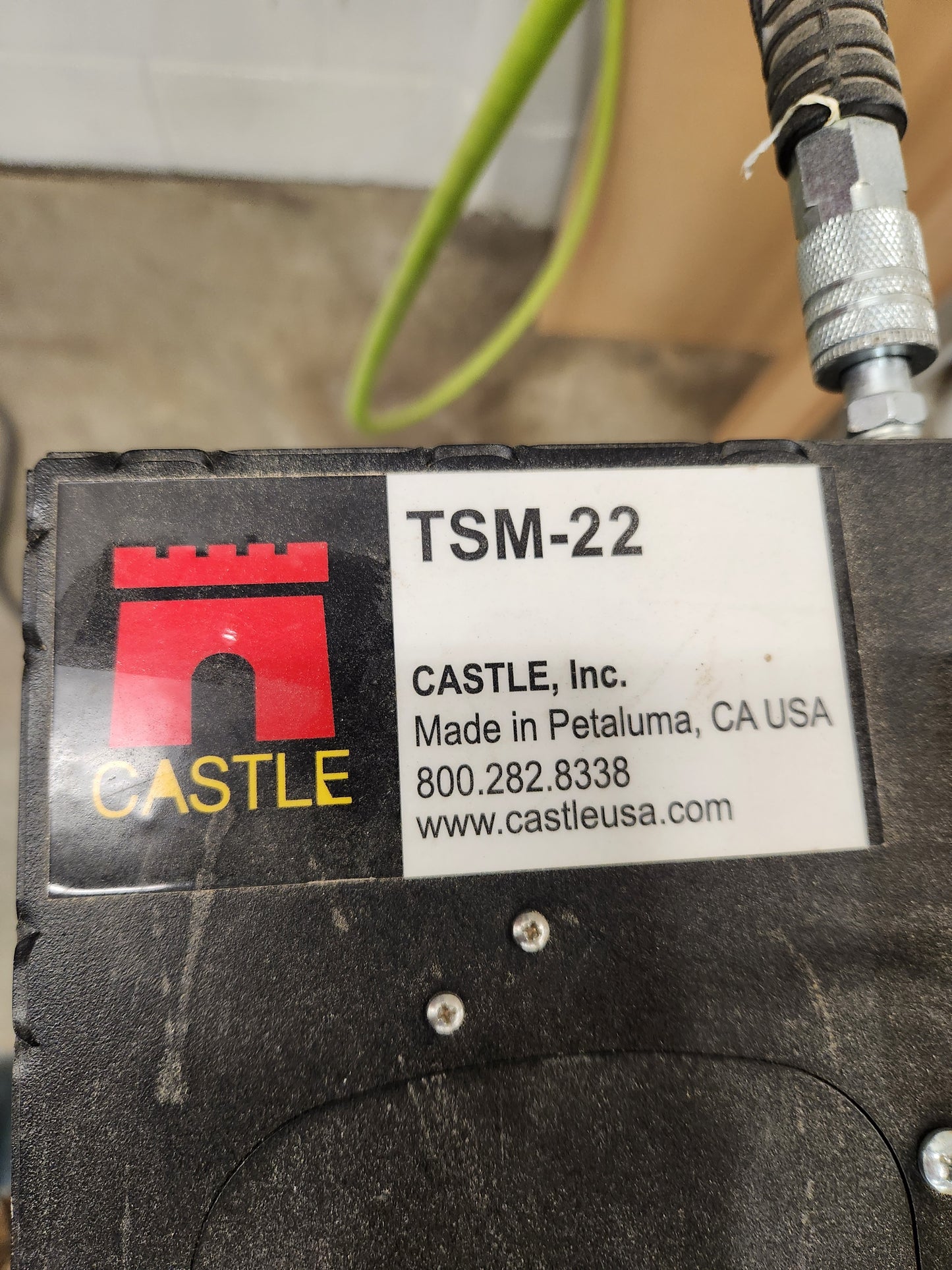 Used Castle TSM-22 Pocket Cutter Machine - Wisconsin