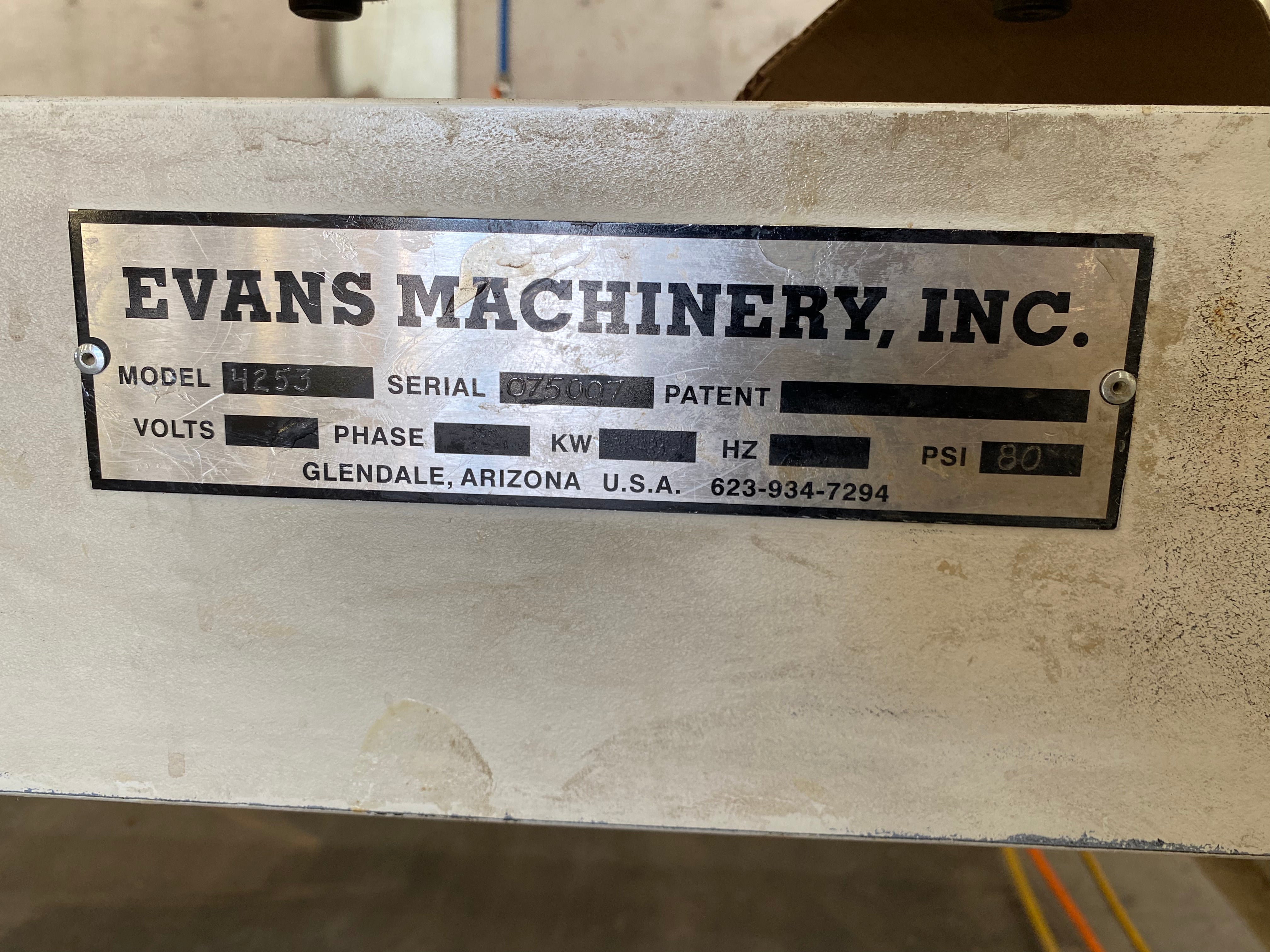 Evans 4253 Index Table - Utah - ibid-machinery