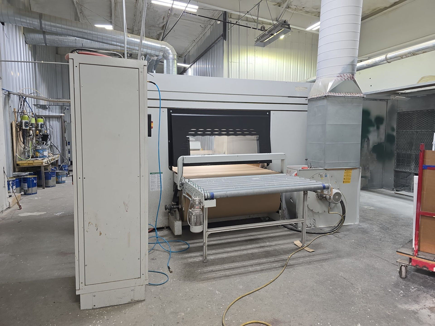 Cefla Prima UV-R Automated Paint Spray Machine (2016) with Barberan Flash Off Tunnel (2021) -  California