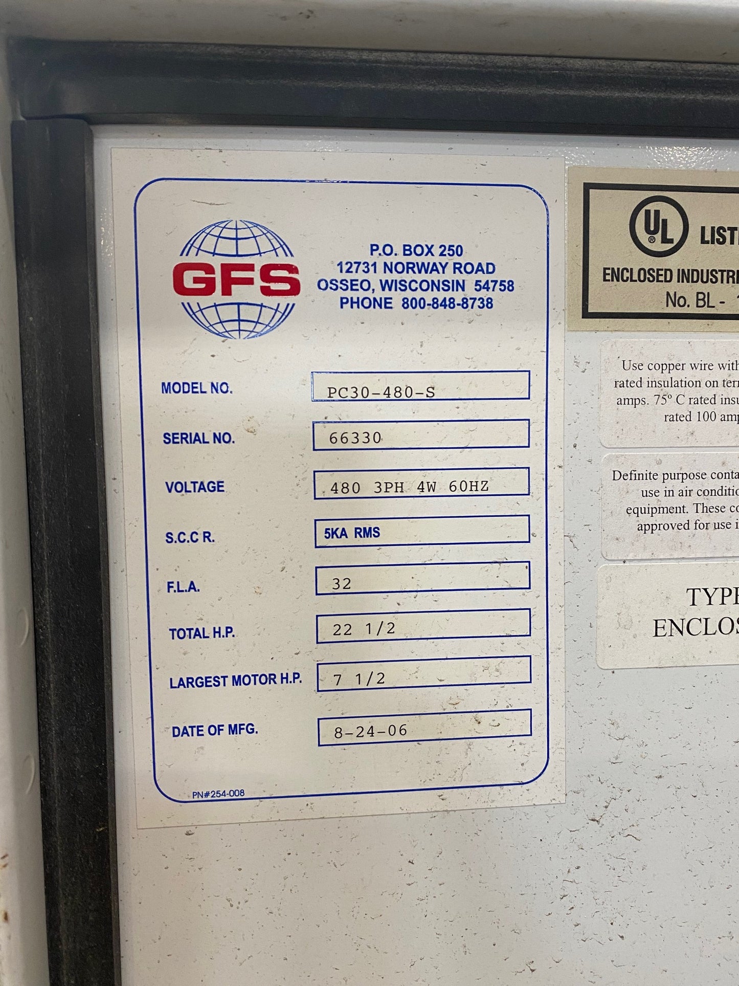 Global Finishing System Air Makeup System (2006) - Michigan
