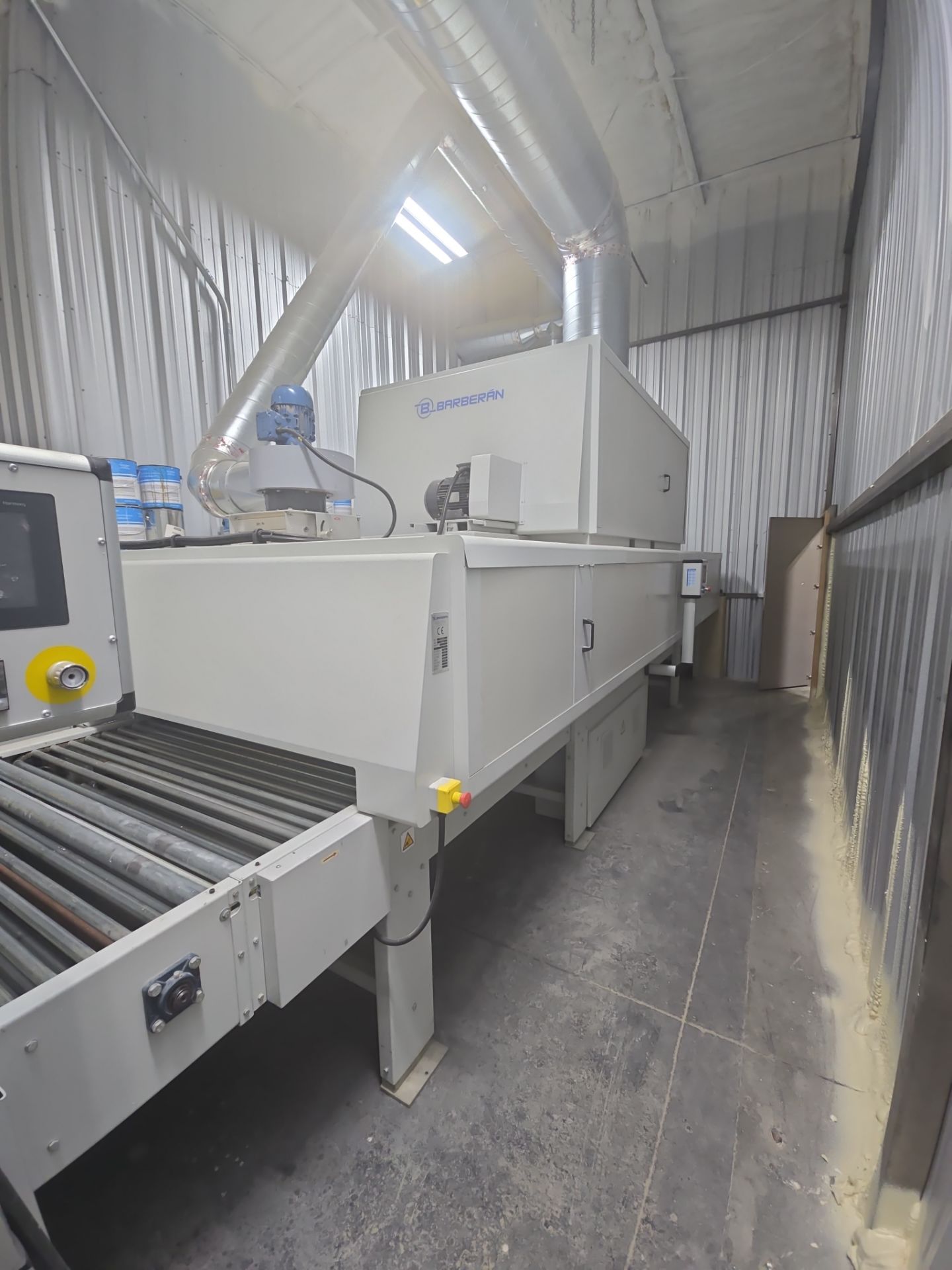 Cefla Prima UV-R Automated Paint Spray Machine (2016) with Barberan Flash Off Tunnel (2021) -  California