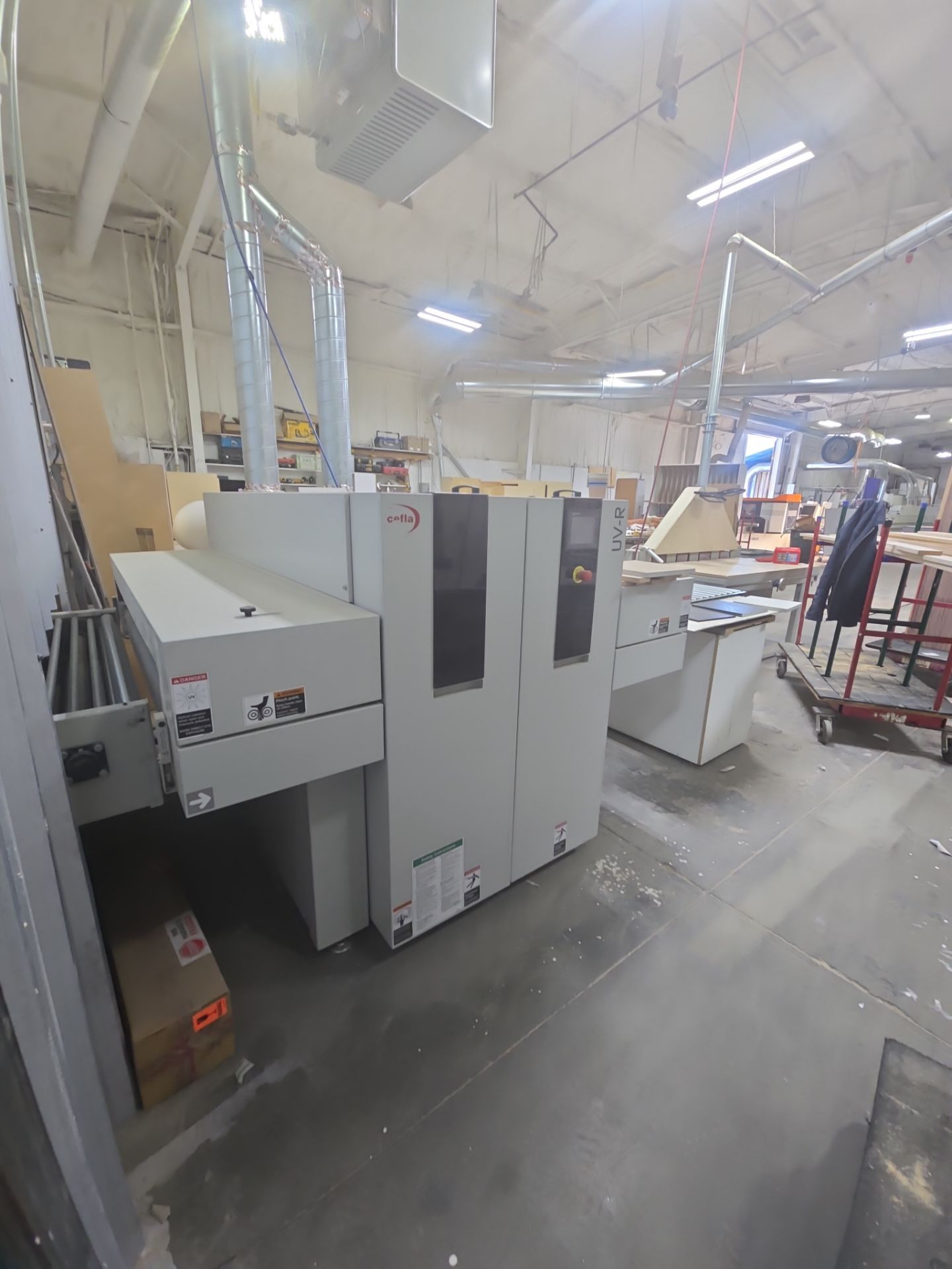 Cefla Prima UV-R Automated Paint Spray Machine (2016) with Barberan Flash Off Tunnel (2021) -  California