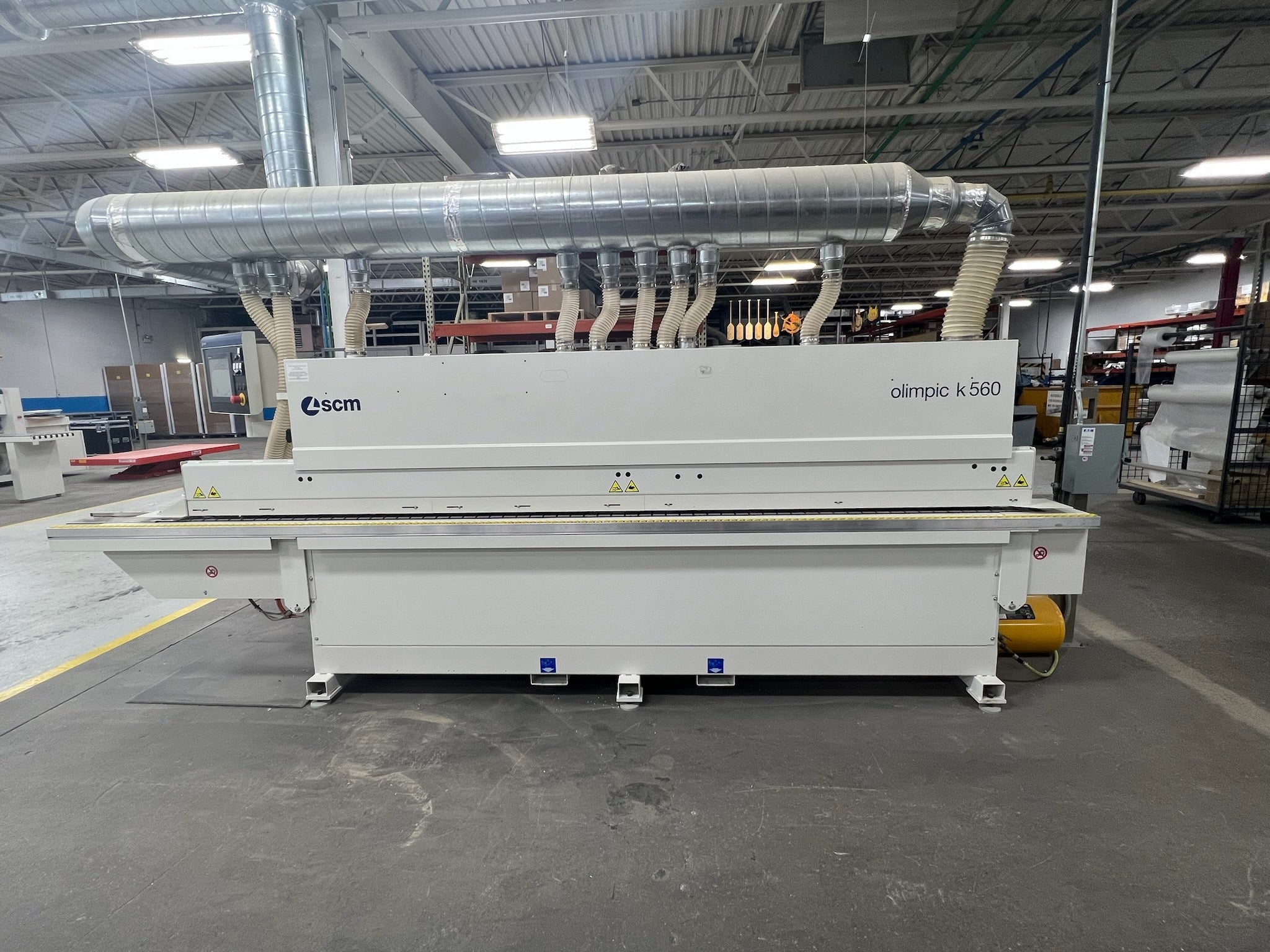 2019 SCM Olimpic K560 R Edgebander with Corner Rounding and Pre-Mill ...