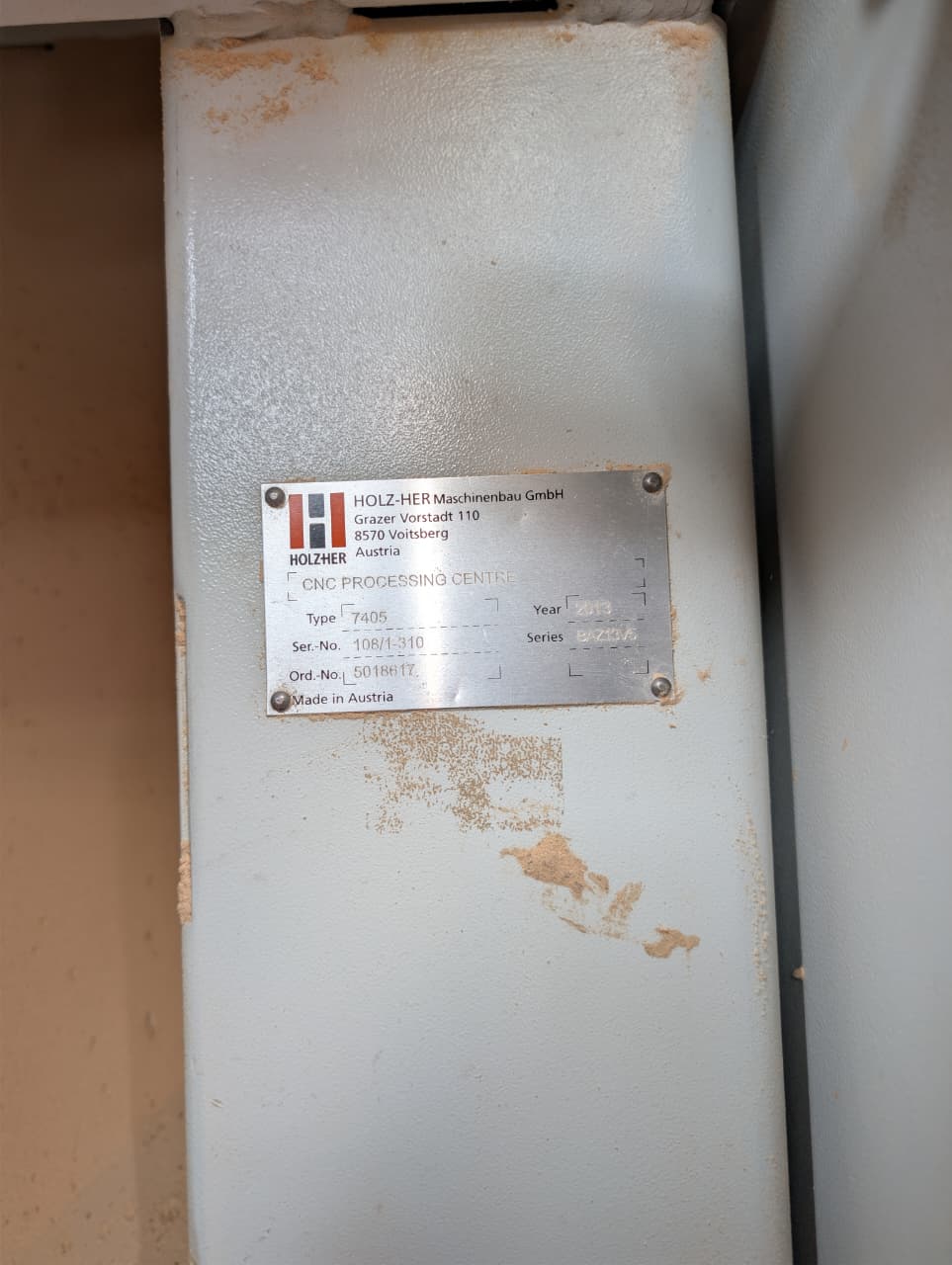 Holzher Evolution 7405 4mat Vertical CNC (2013) vertical CNC - California