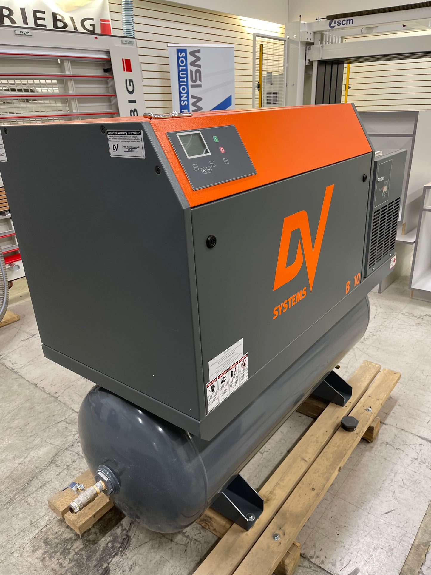 DV Model B Series  Rotary Screw Air Compressor - Illinois
