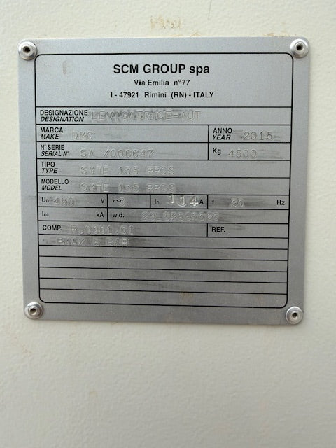 2015 SCM DMC System T3E RRCS Automatic Wide Belt Sander - Utah