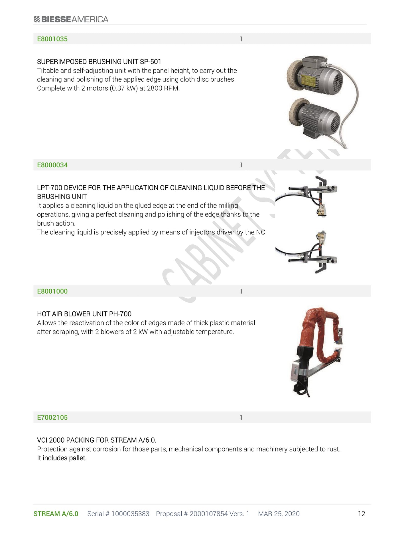 Biesse Stream A/6.0 Edgebander with Pre-Mill (2020) and Doucet BT3 Return - Indiana