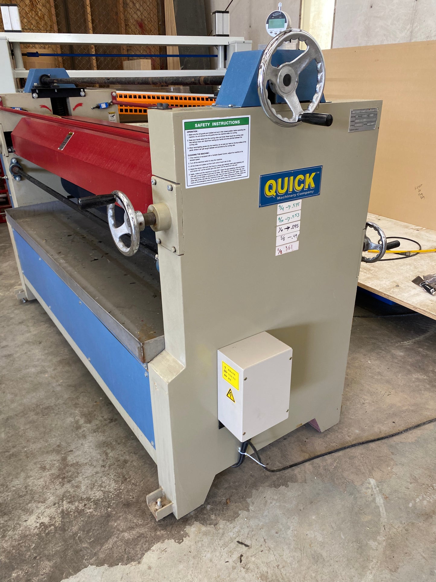 2022 QUICK Two Side Glue Spreader 63" - Utah