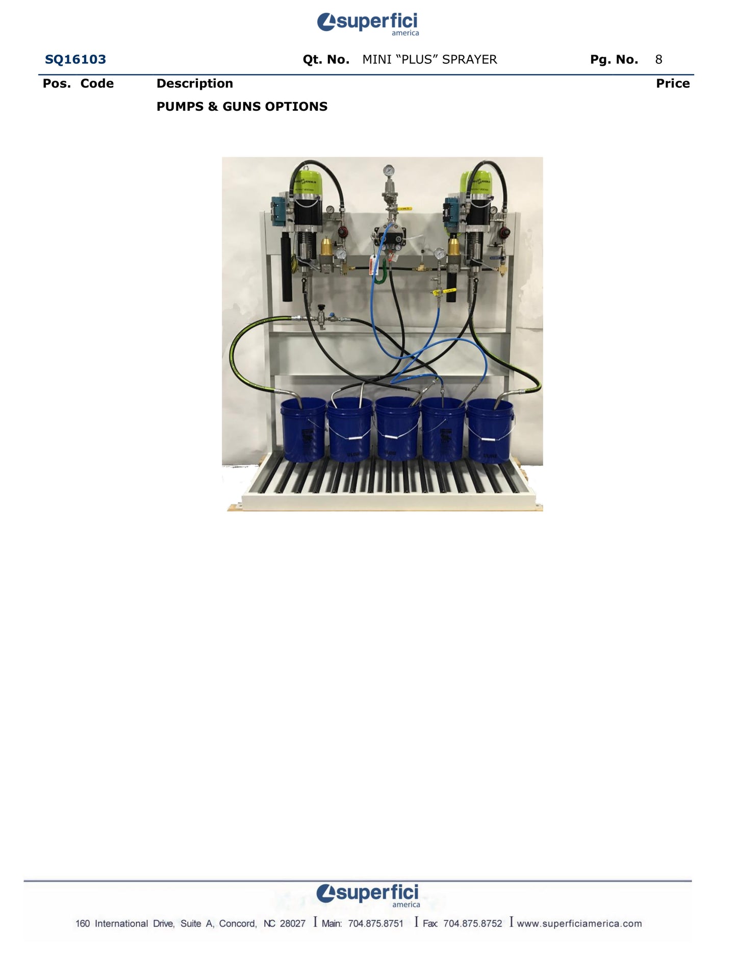 2020 SCM Superfici Mini Plus "P" Spray Machine - Georgia
