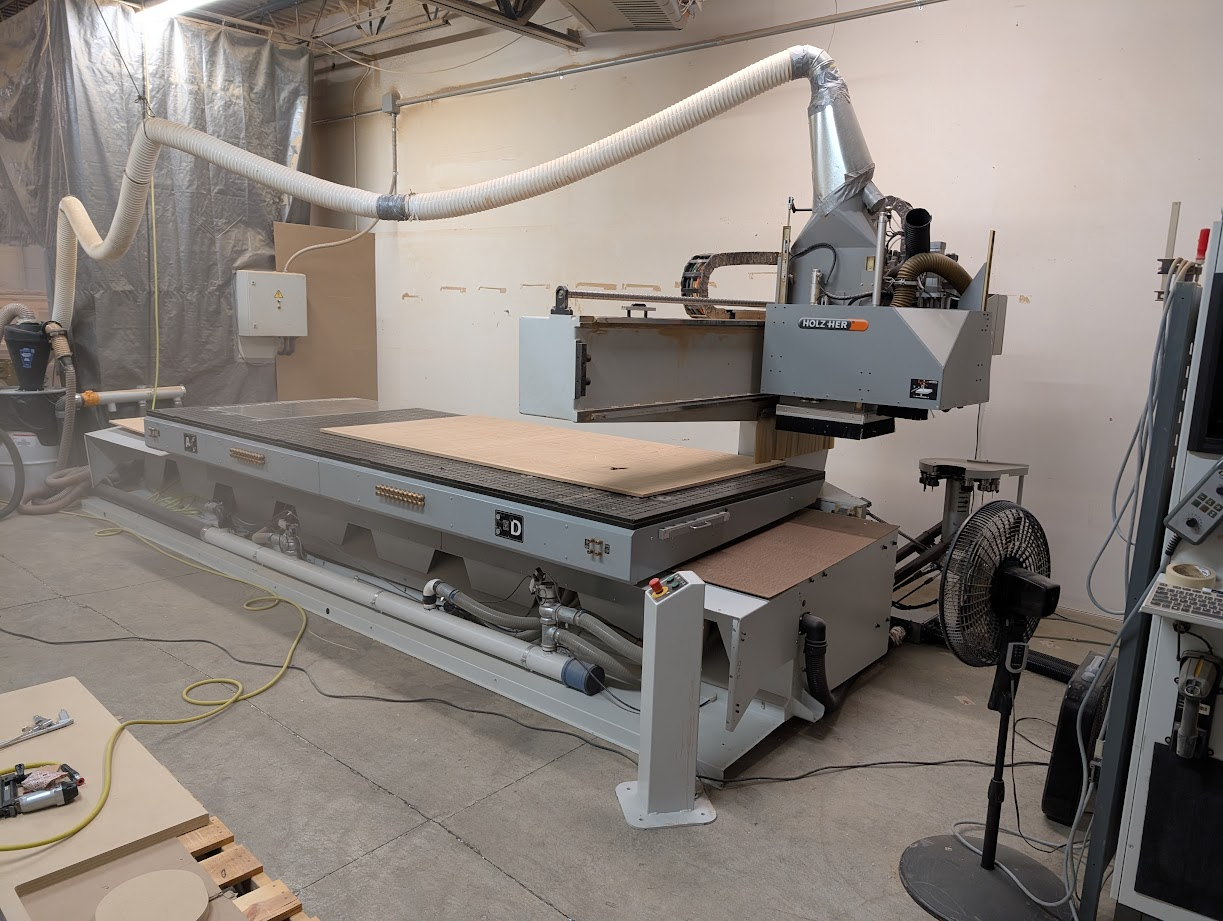 2006 Holzher UniMaster 7226Me CNC Router 5x12 with 2 Becker Pumps - Utah