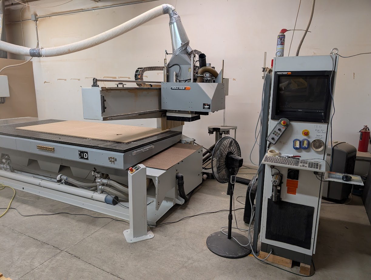 2006 Holzher UniMaster 7226Me CNC Router 5x12 with 2 Becker Pumps - Utah