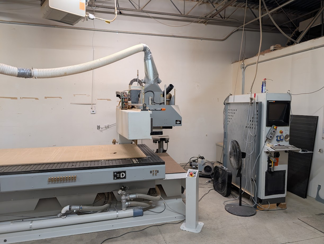 2006 Holzher UniMaster 722Me CNC Router 5x12 with 2 Becker Pumps - Utah