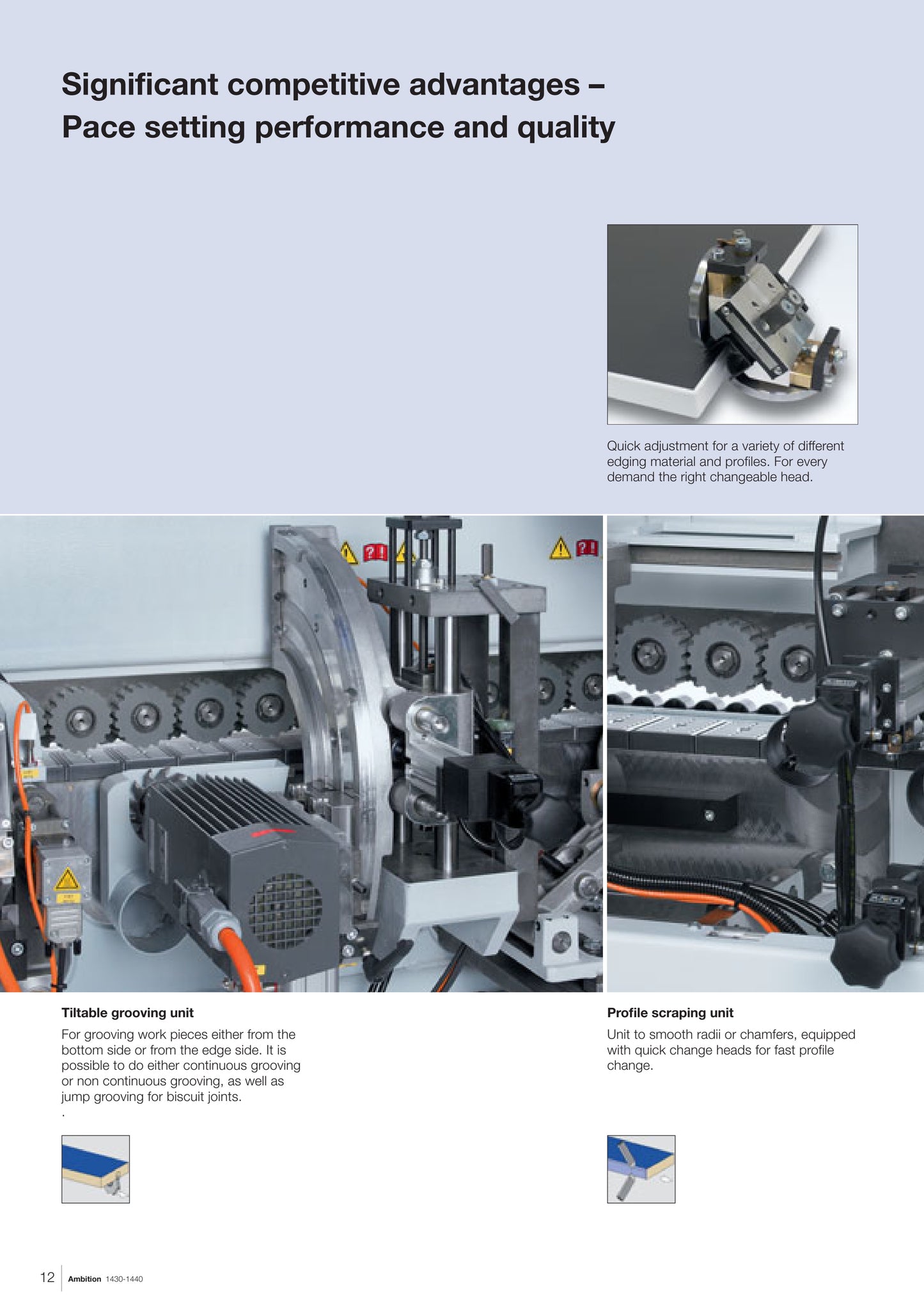 Homag Optimat KDF 440 C Edgebander with Pre-Mill and Return (2017) - Florida