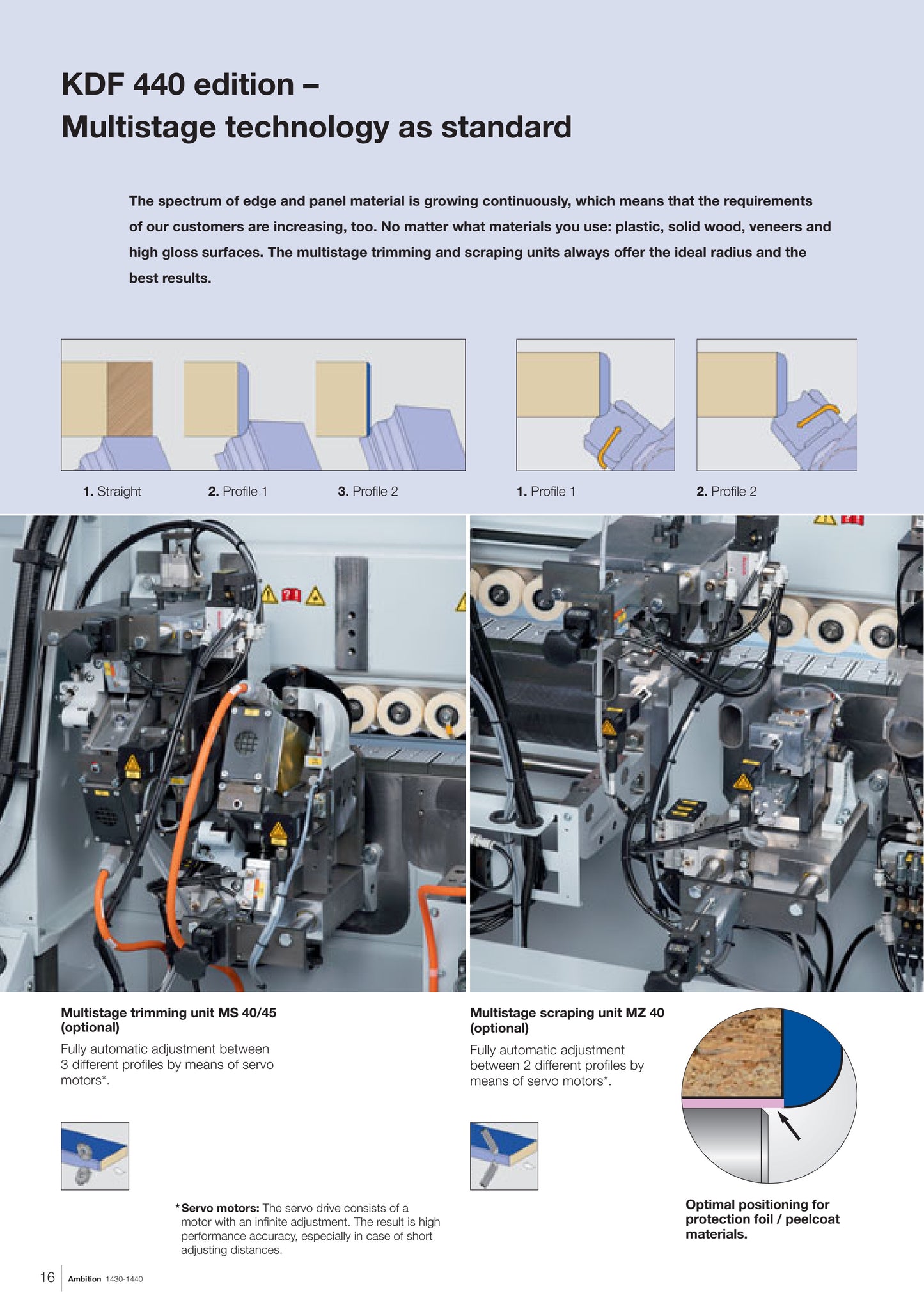 Homag Optimat KDF 440 C Edgebander with Pre-Mill and Return (2017) - Florida