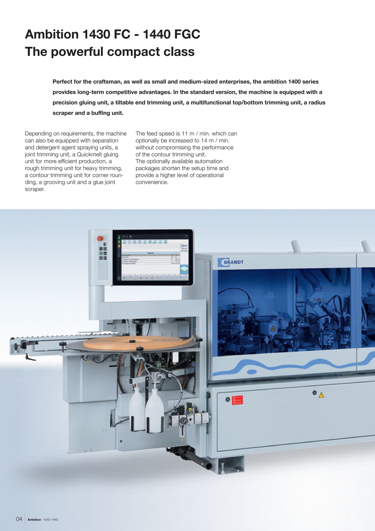 Homag Optimat KDF 440 C Edgebander with Pre-Mill and Return (2017) - Florida