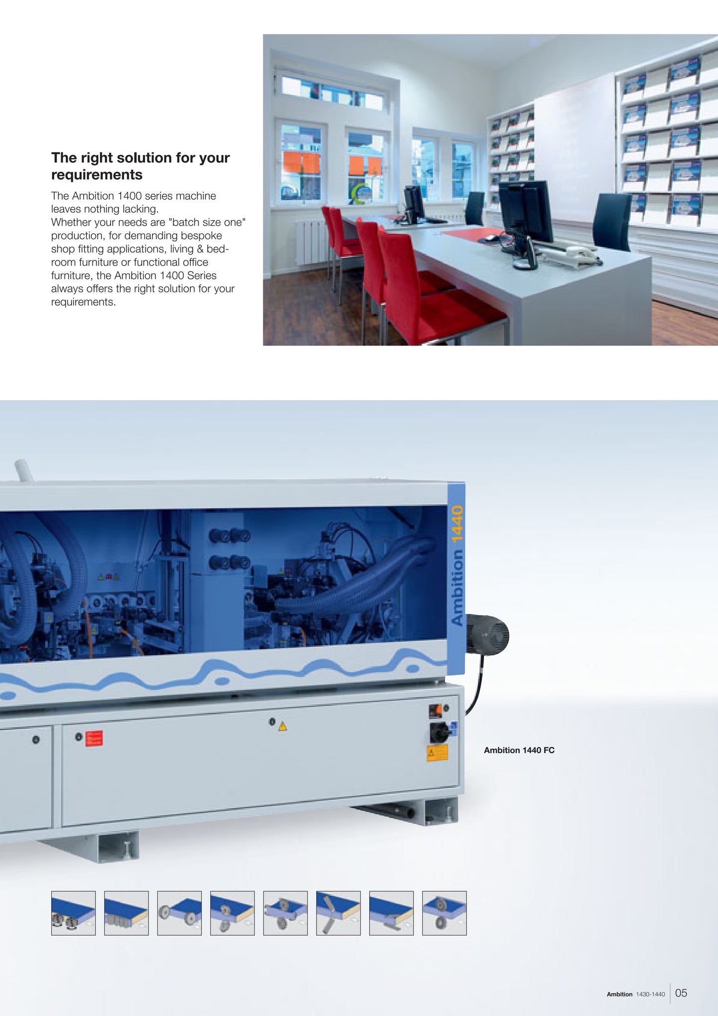 Homag Optimat KDF 440 C Edgebander with Pre-Mill and Return (2017) - Florida