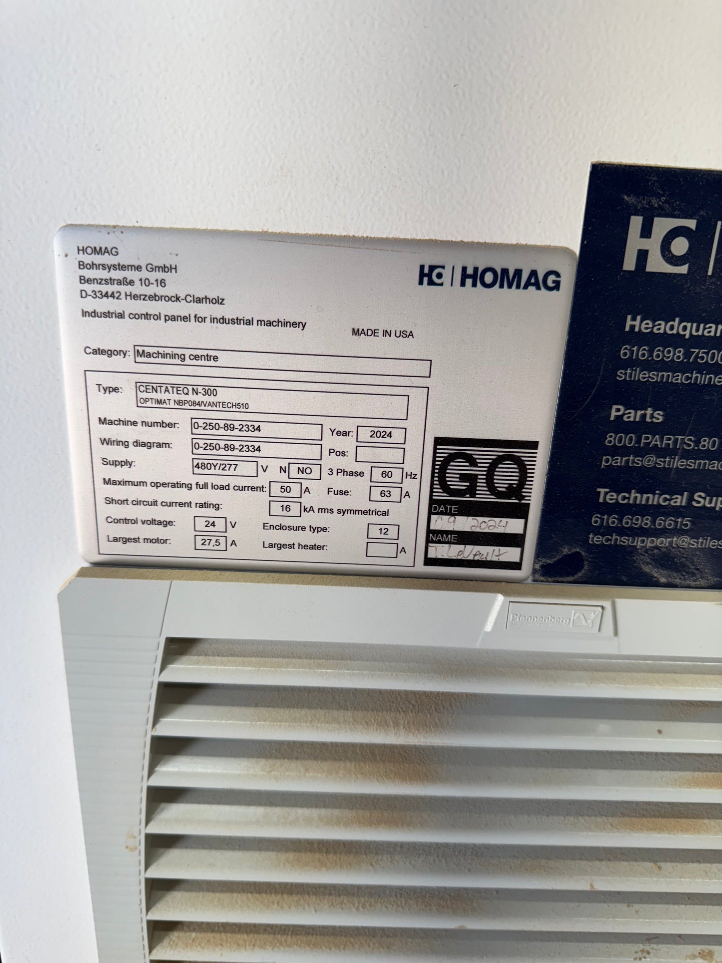 Homag Centateq N-300 510 V7  CNC Machining Center - Router (2024) - Michigan
