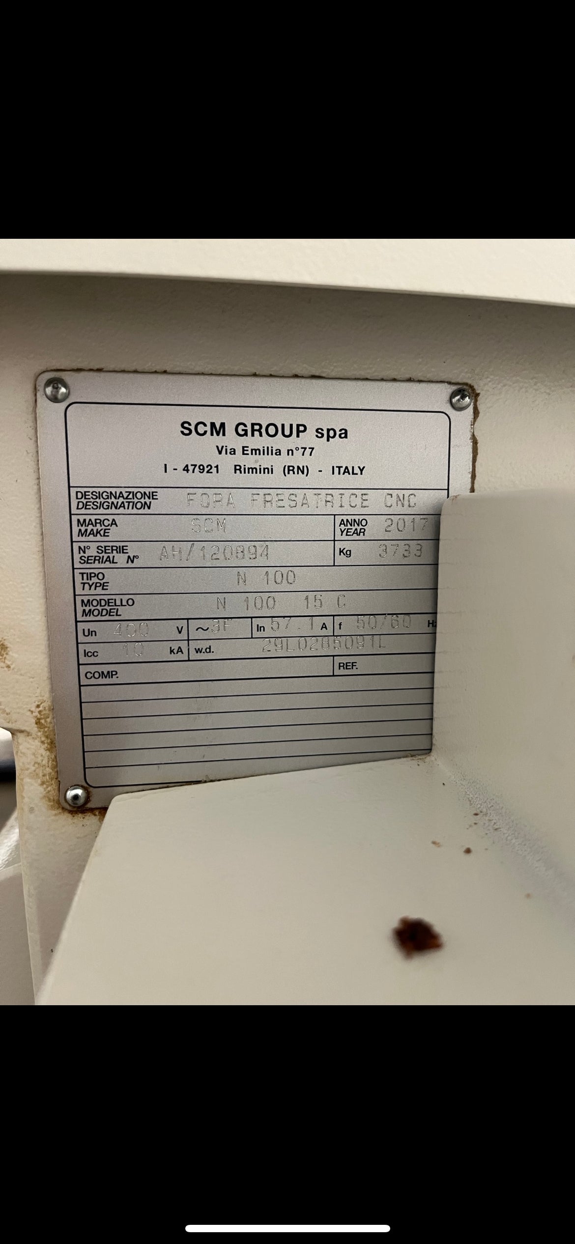 2017 SCM Morbidelli N 100 15 C CNC Router  5x12 - West Virginia