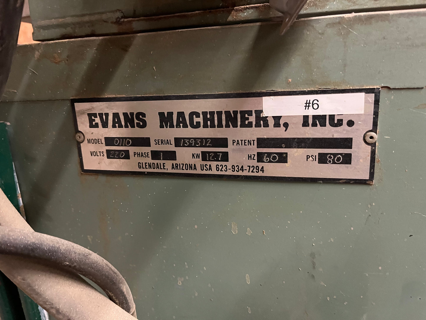 Evans Machinery 0110 Post Former - Michigan